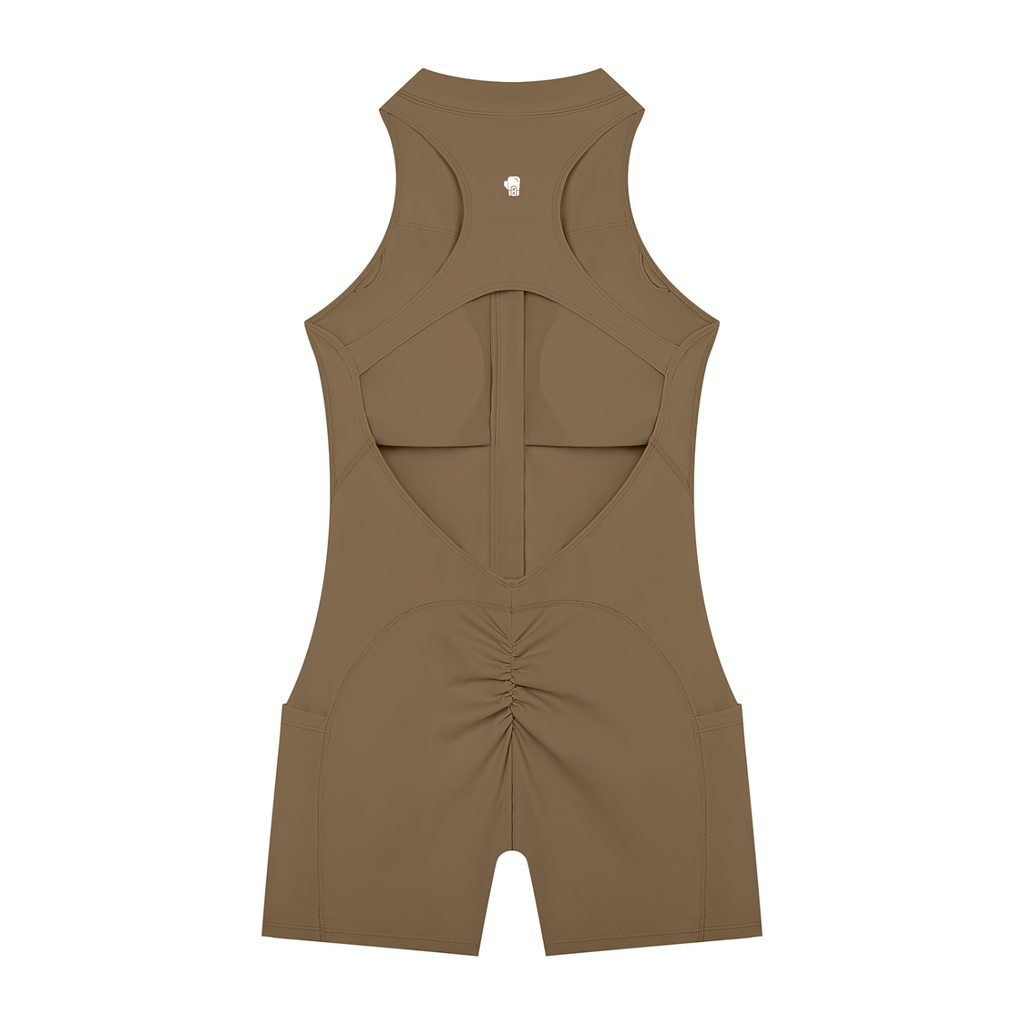 Women’s Quarter-Zip Yoga Romper