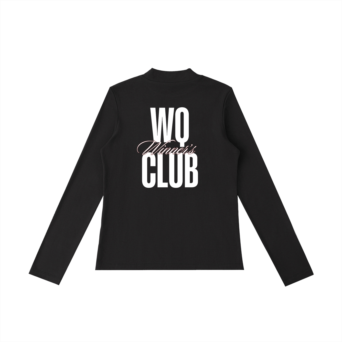 Women’s Skinny-Fit Long Sleeve Turtleneck Crop Top – Stretch Casual Essential