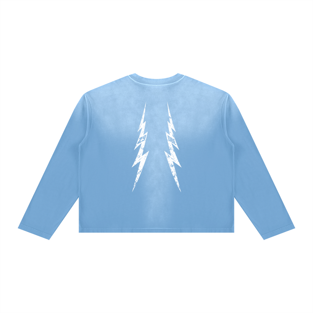 Unisex Sunfade Boxy Long Sleeve T-Shirt