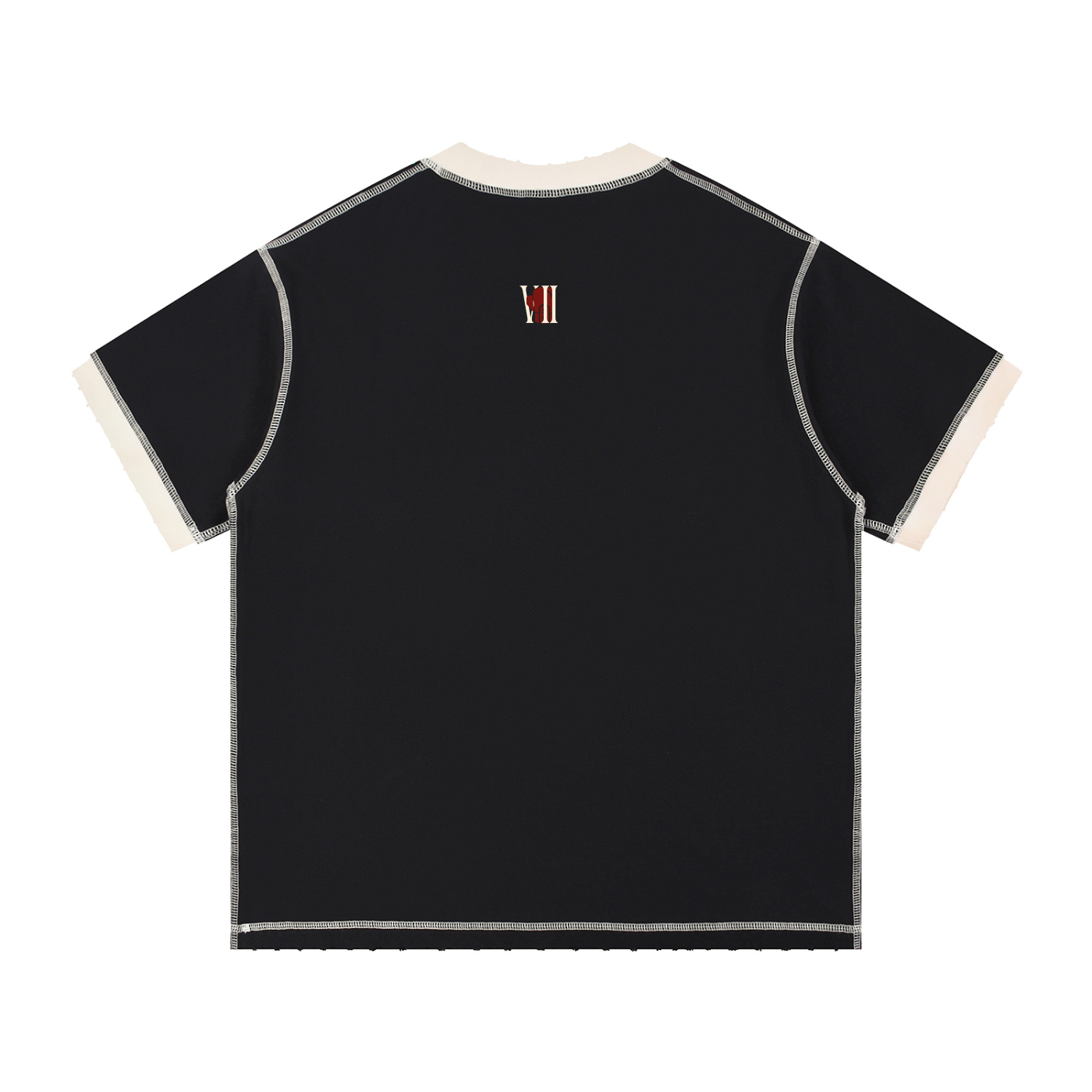 Contrast-Stitched Cotton T-Shirt