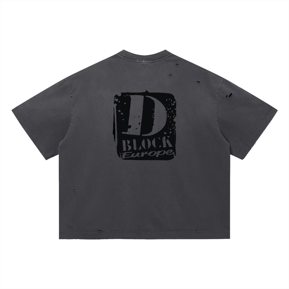 Vintage Washed Distressed Boxy Oversized T-Shirt