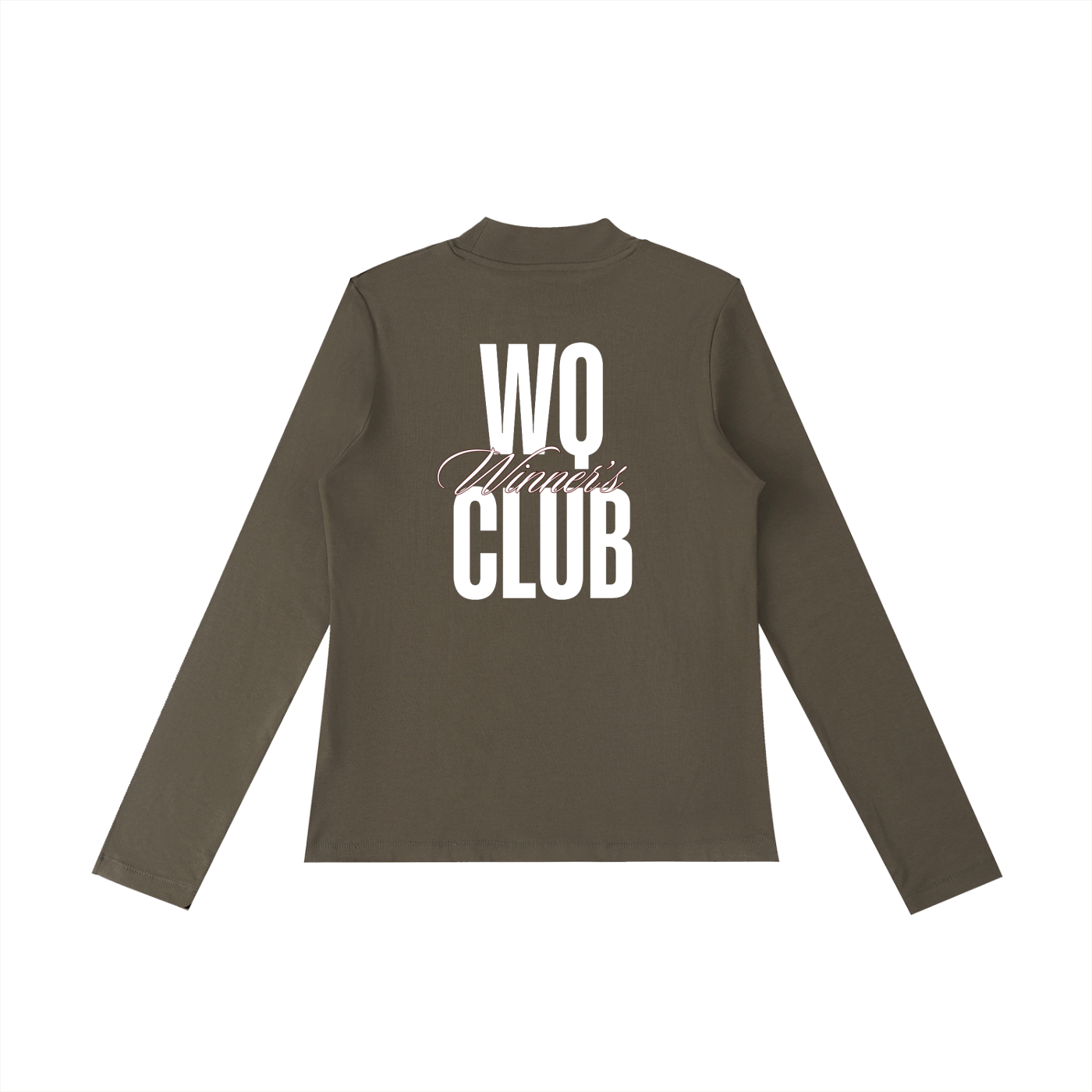 Women’s Skinny-Fit Long Sleeve Turtleneck Crop Top – Stretch Casual Essential