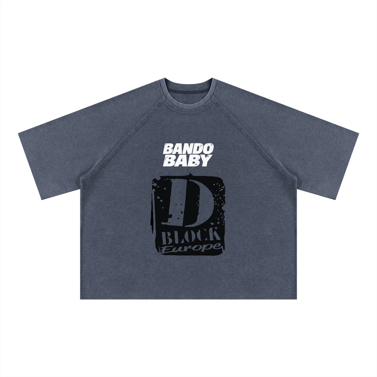 Unisex Mineral Wash Boxy Waffle T-Shirt