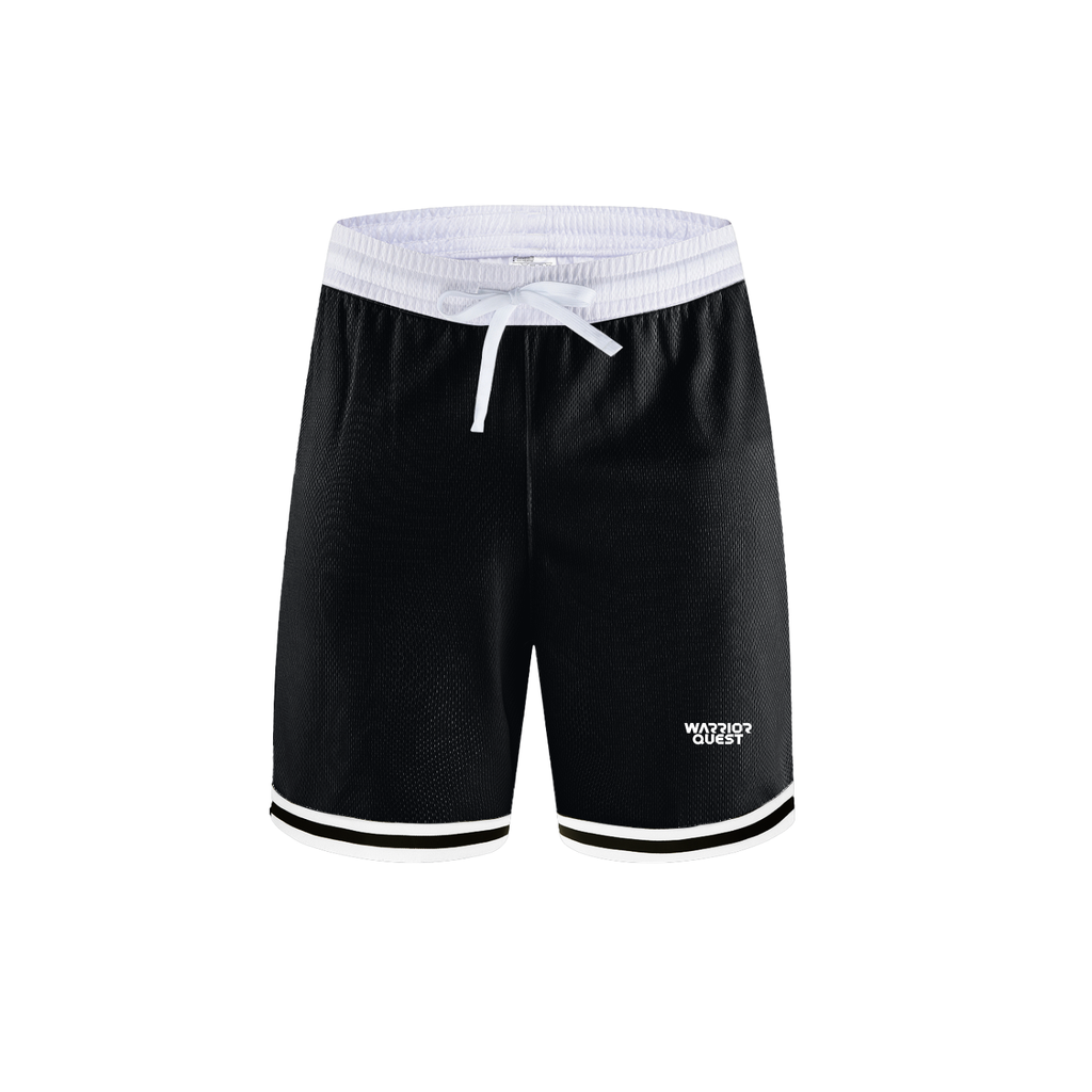 Classic Stripe Trim Basketball Shorts – Men’s Lightweight Sport & Street Shorts