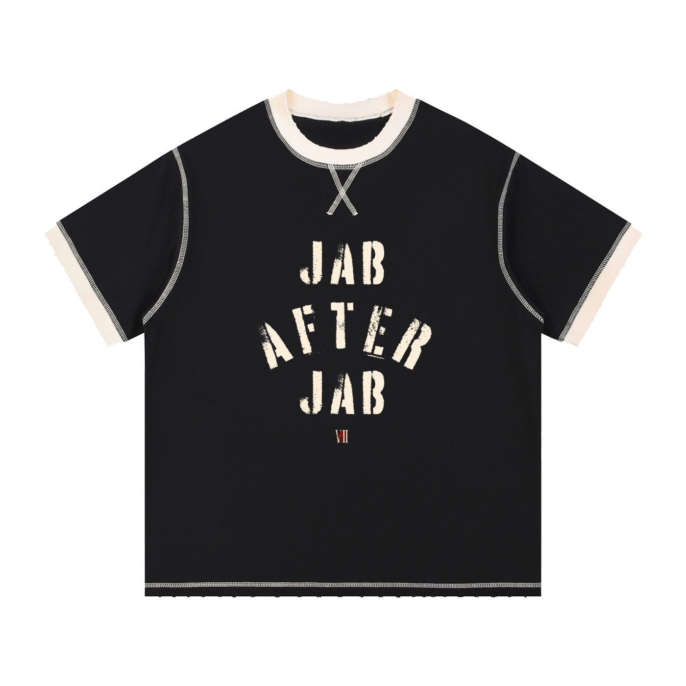Contrast-Stitched Cotton T-Shirt