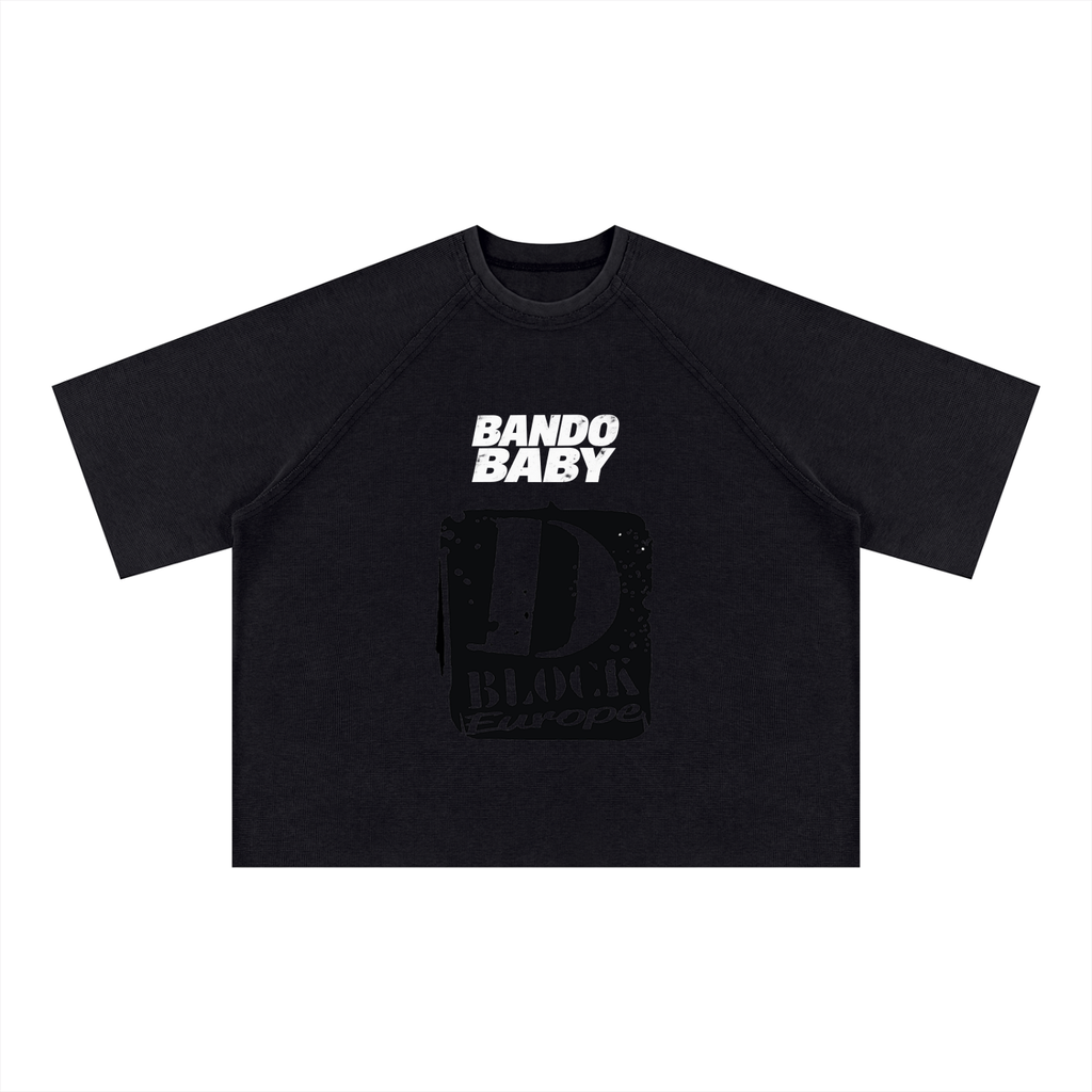 Unisex Mineral Wash Boxy Waffle T-Shirt