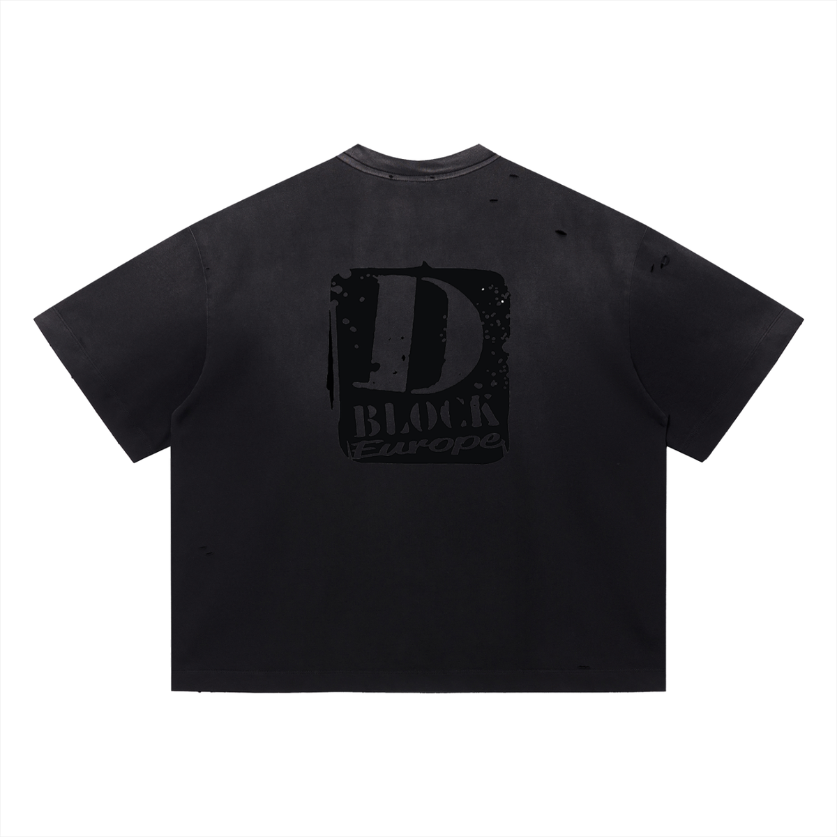 Vintage Washed Distressed Boxy Oversized T-Shirt