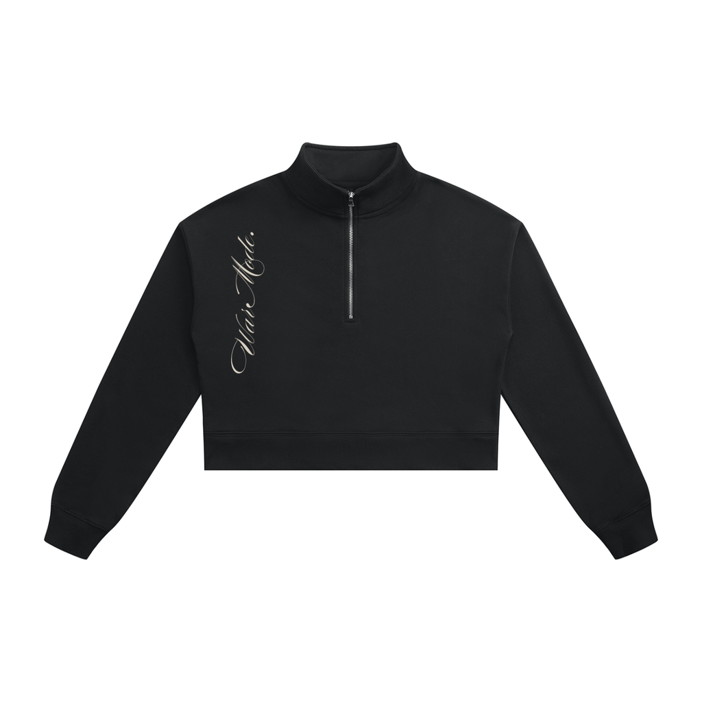 Women's Crop Quarter-Zip Sweatshirt