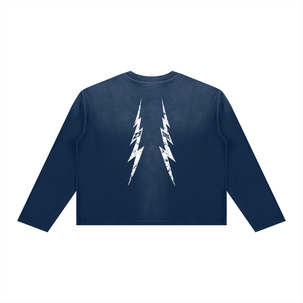 Unisex Sunfade Boxy Long Sleeve T-Shirt