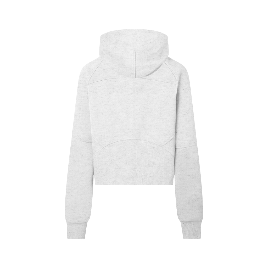 Woman's Cropped Half-Zip Hoodie