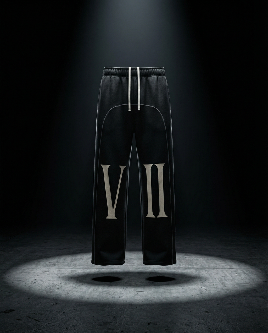 Contrast-Stitched Fleece Sweatpants