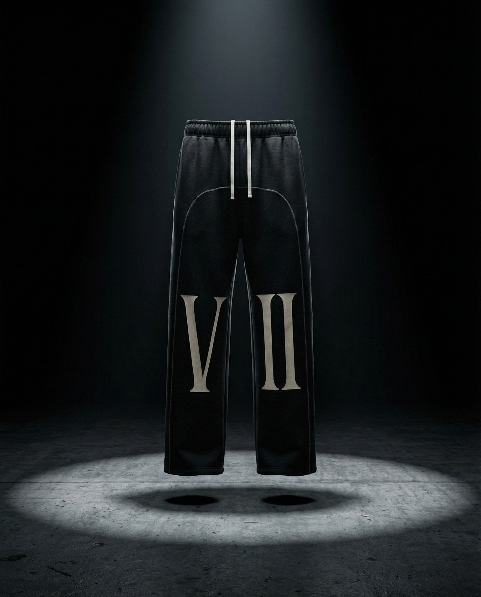 Contrast-Stitched Fleece Sweatpants