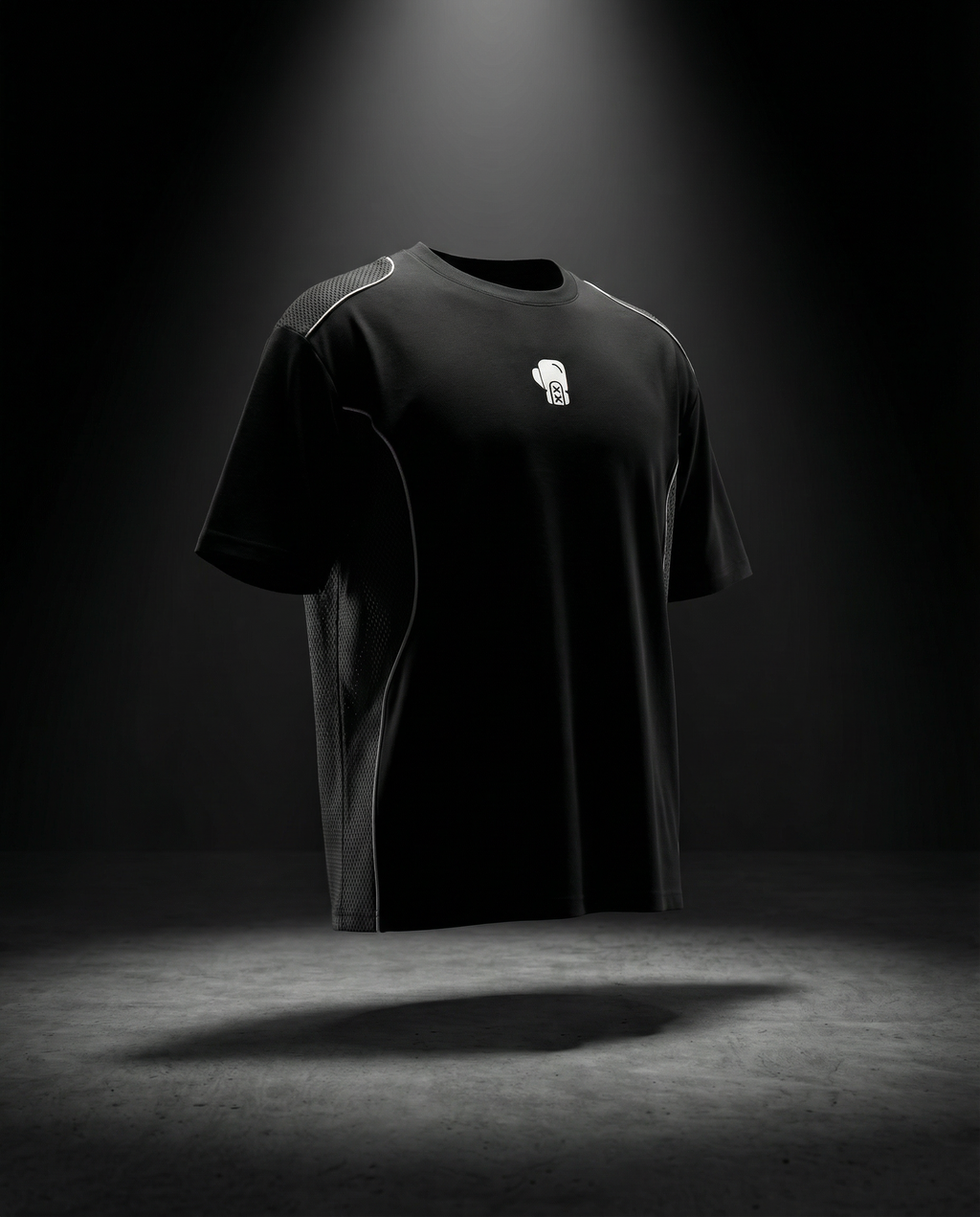 Contrast Piped Panel T-Shirt