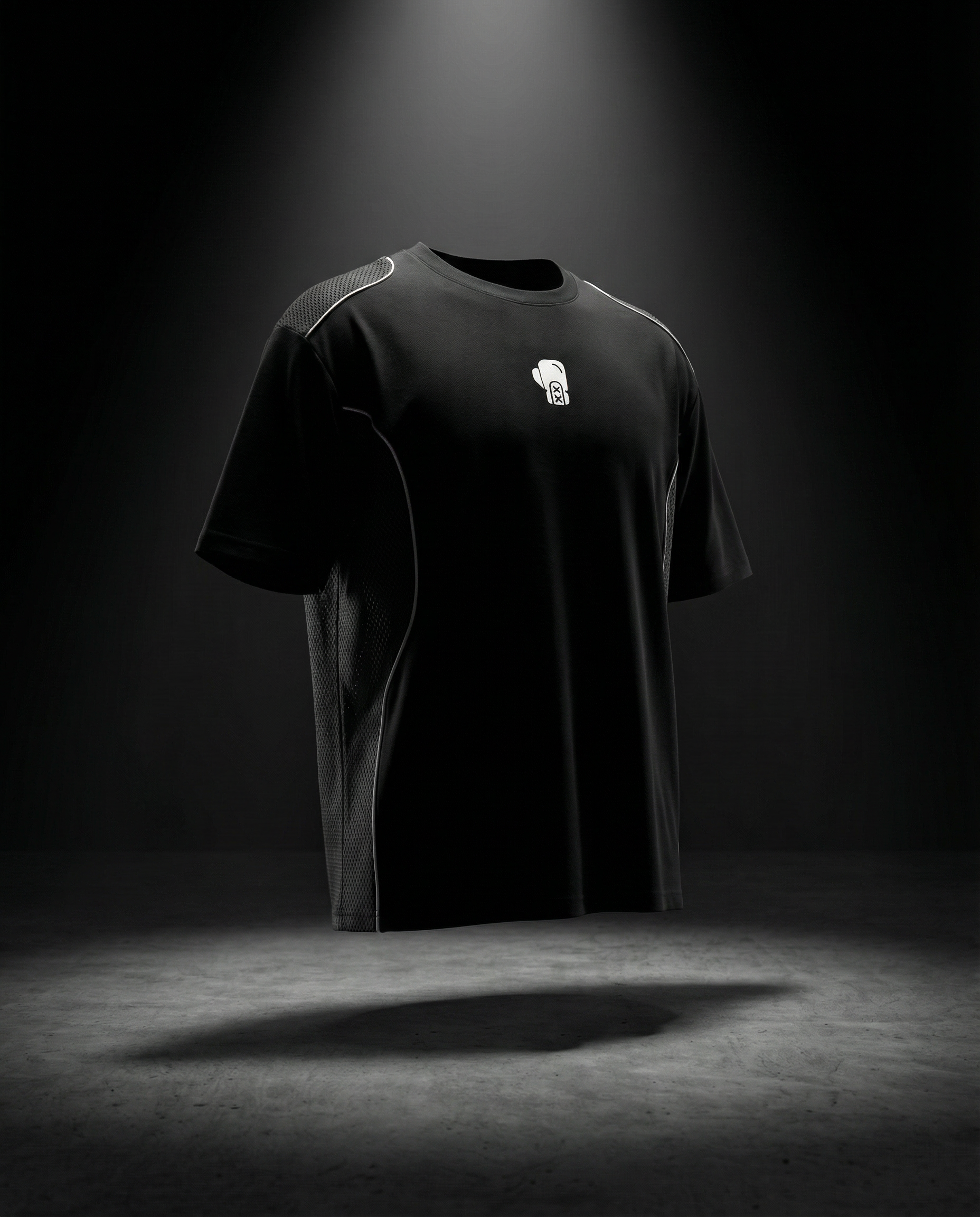 Contrast Piped Panel T-Shirt