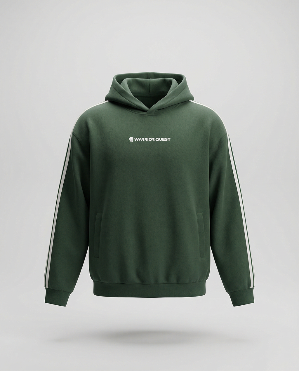 Side Stripe Drop-Shoulder Hoodie