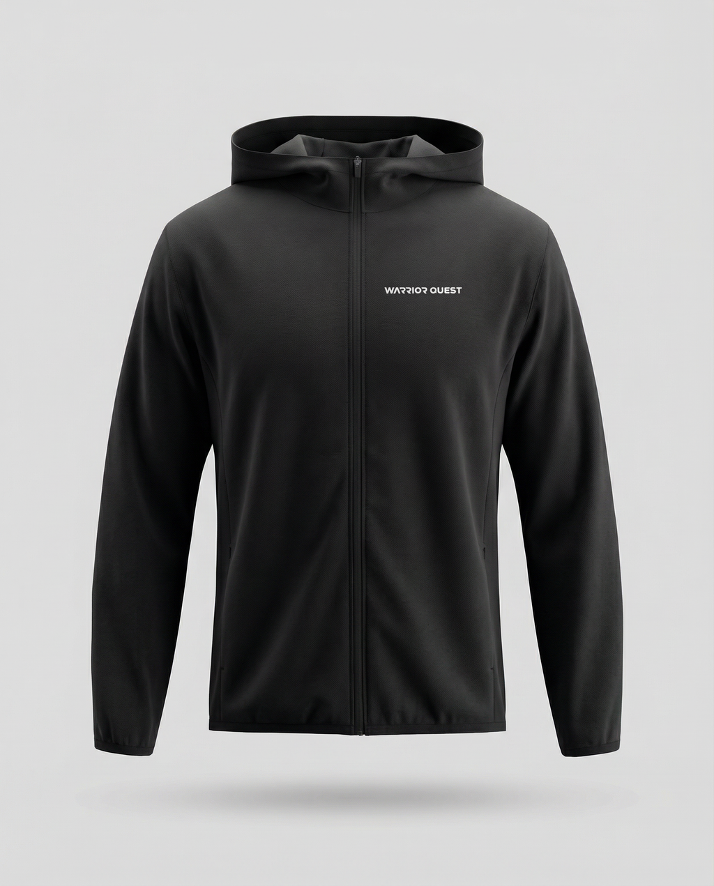 Soft Hooded Sports Jacket – Men’s Lightweight Zip-Up Active Jacket