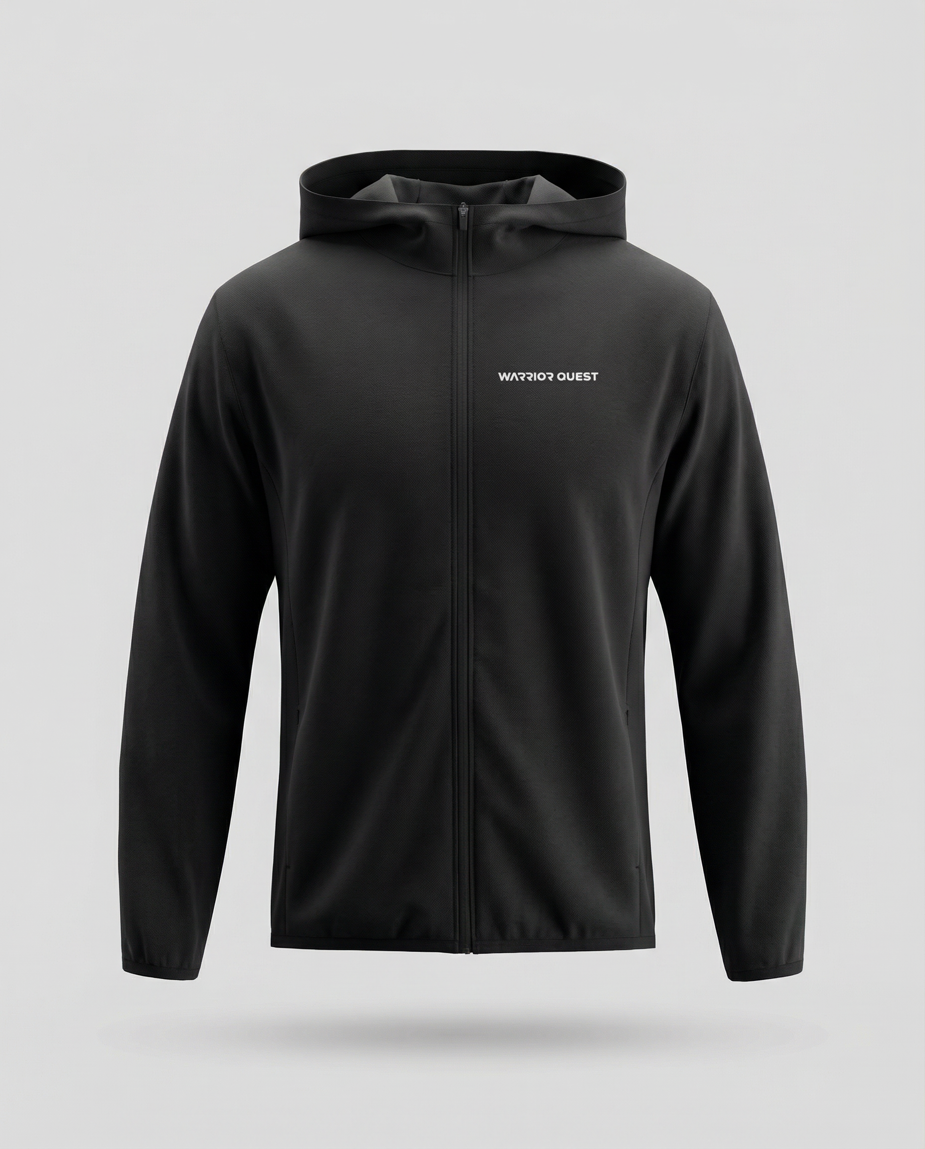 Soft Hooded Sports Jacket – Men’s Lightweight Zip-Up Active Jacket