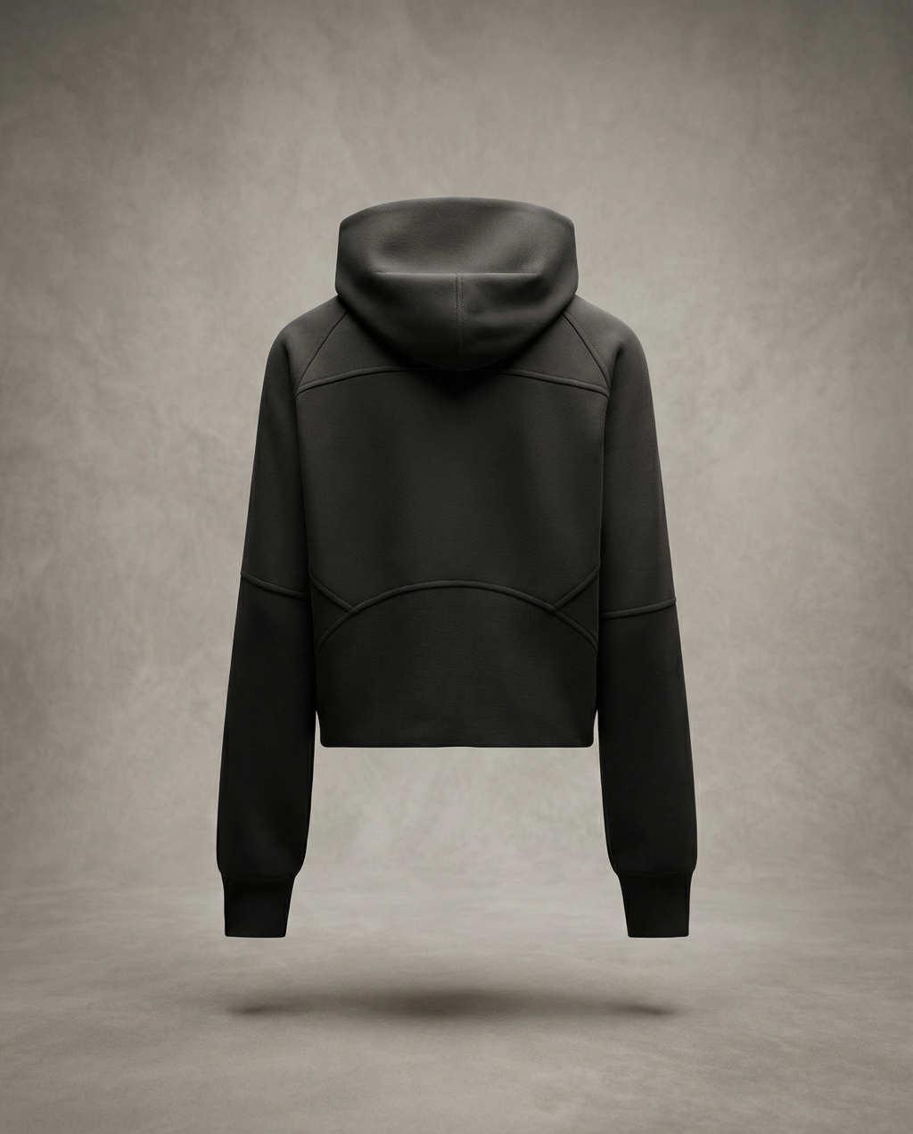 Woman's Cropped Half-Zip Hoodie- Winners Club