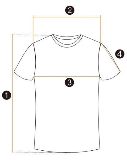 Tops measurement diagram