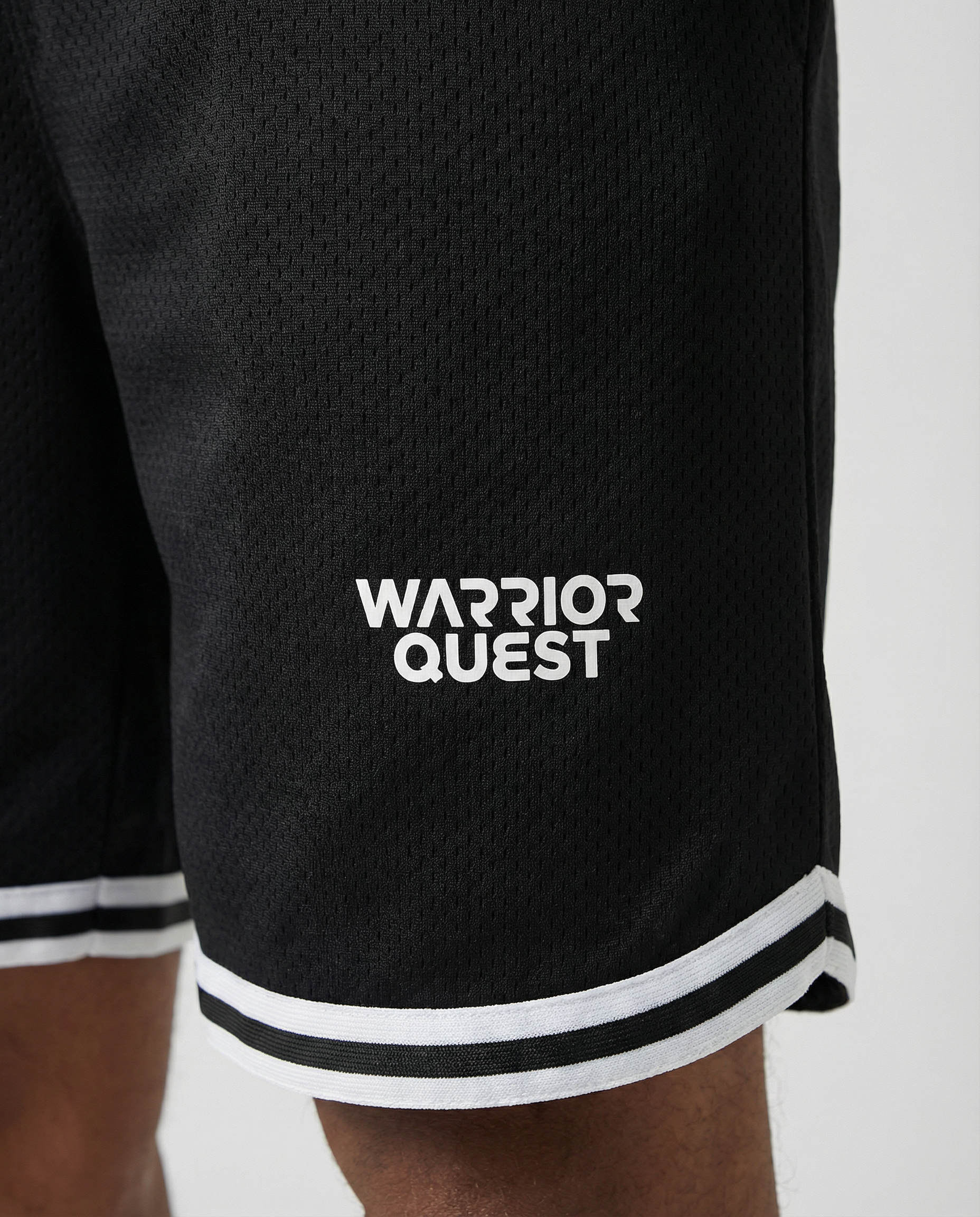 Classic Stripe Trim Basketball Shorts – Men’s Lightweight Sport & Street Shorts