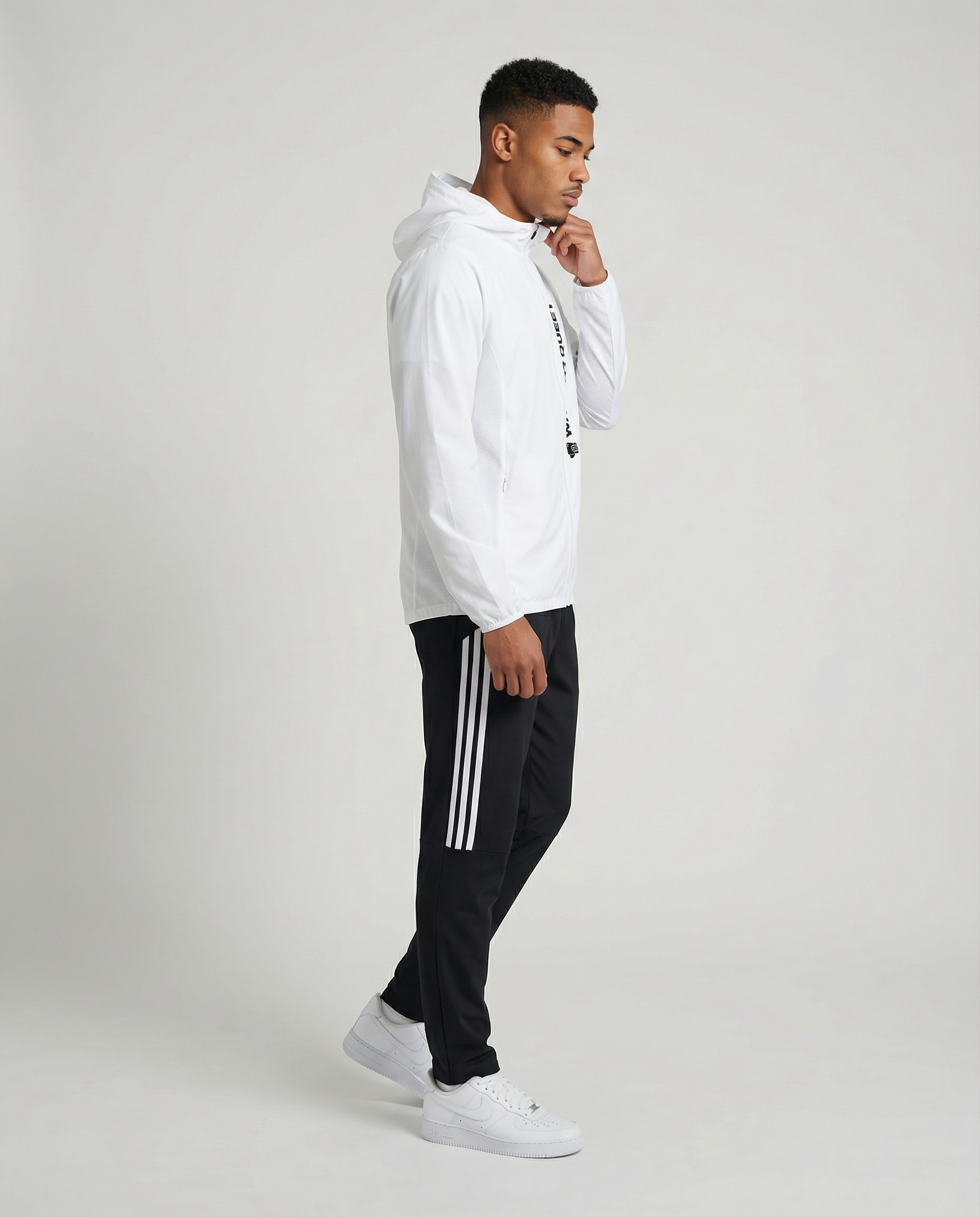 Soft Hooded Sports Jacket