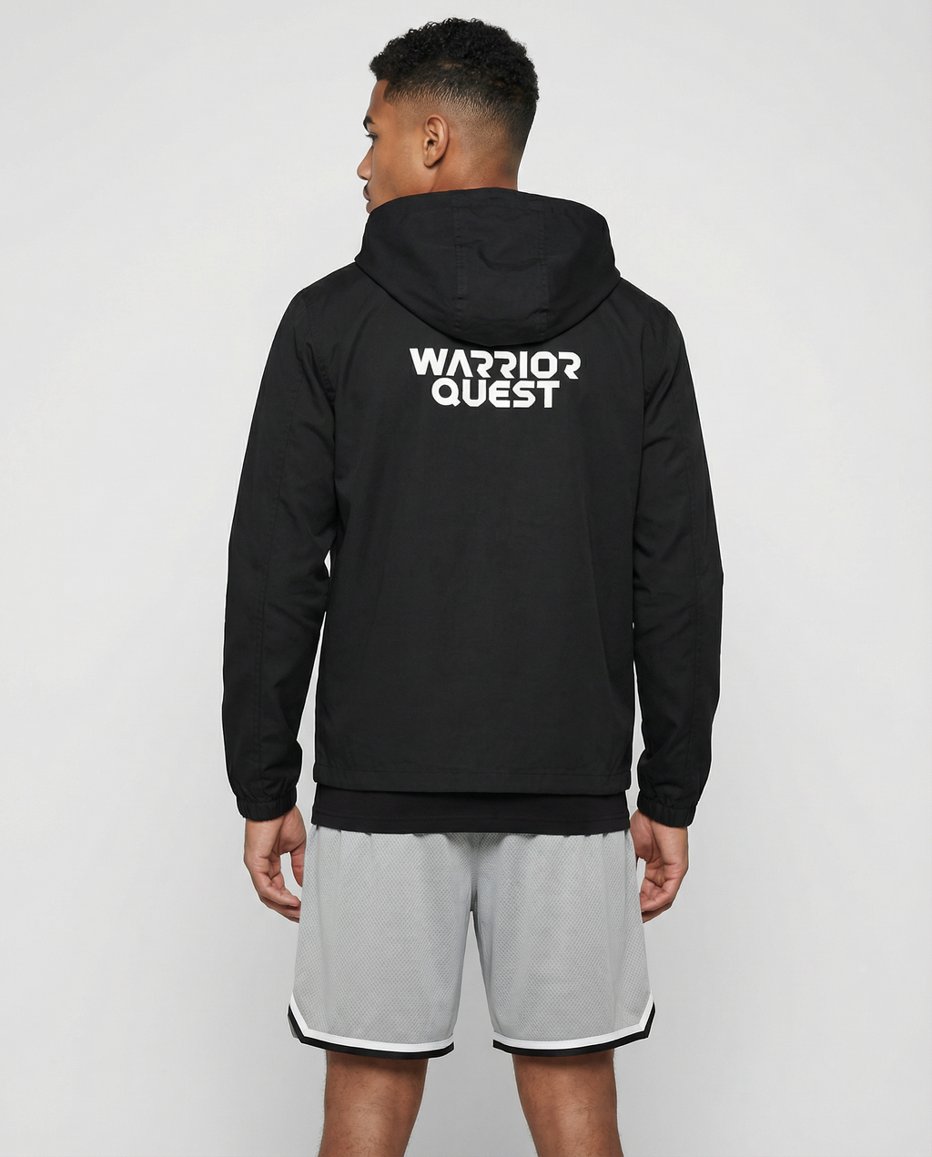 Soft Hooded Sports Jacket – Men’s Lightweight Zip-Up Active Jacket