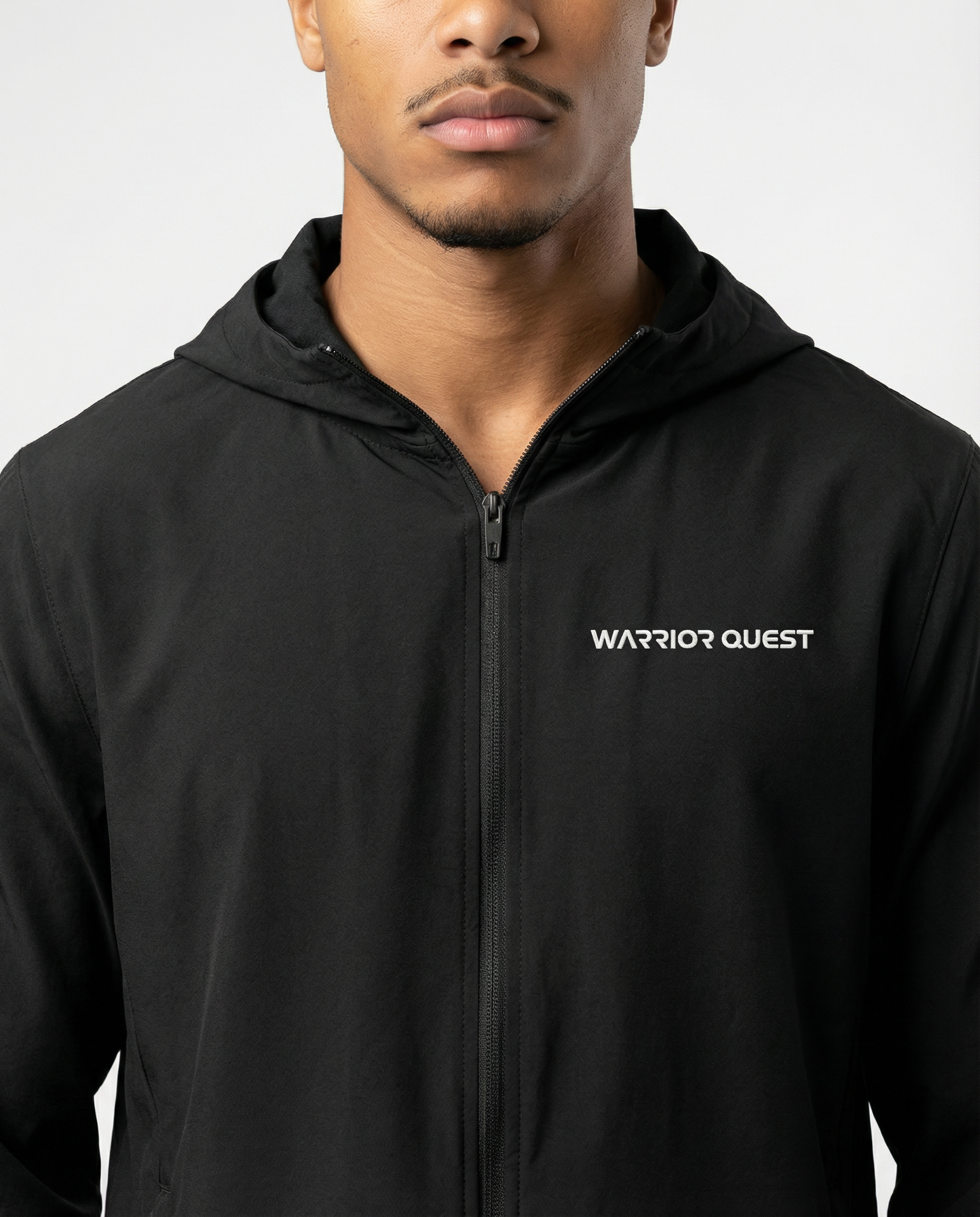 Soft Hooded Sports Jacket – Men’s Lightweight Zip-Up Active Jacket