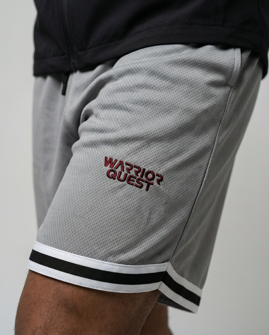 Classic Stripe Trim Basketball Shorts – Men’s Lightweight Sport & Street Shorts