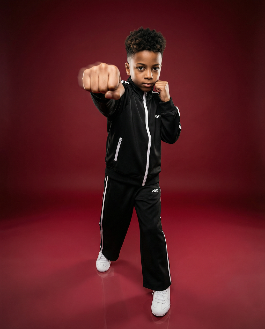 Kid's SPARRING CLUB PRO Coach Jacket – Unisex Loose-Fit Zip Jacket