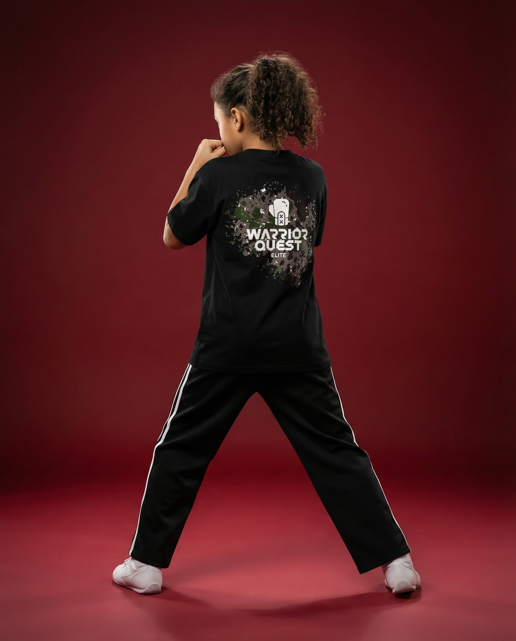 Kid's WQ ELITE Tape Sweatpants – Unisex Loose-Fit Performance Joggers