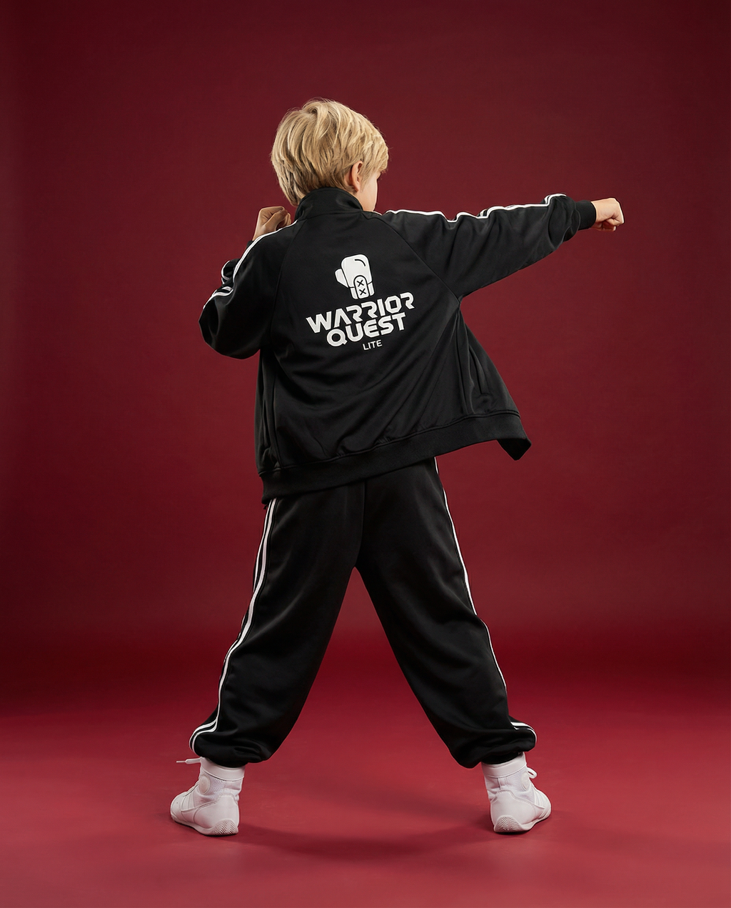 Kids’ Contrast Tape Coach Jacket WQ LITE