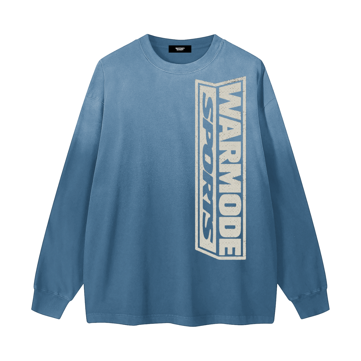 Gradient Washed Long Sleeve T-Shirt