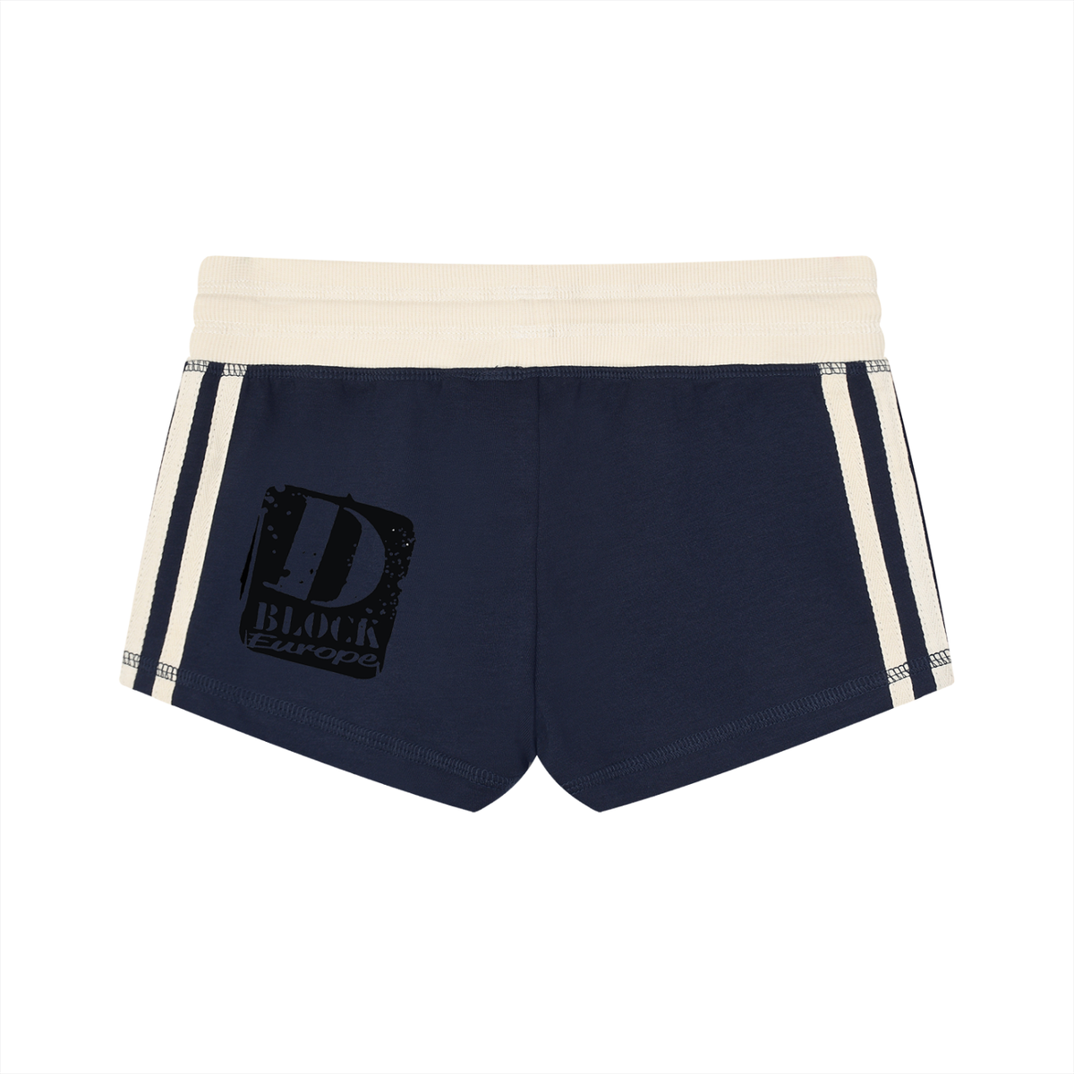Women's Contrast Stripe Track Shorts