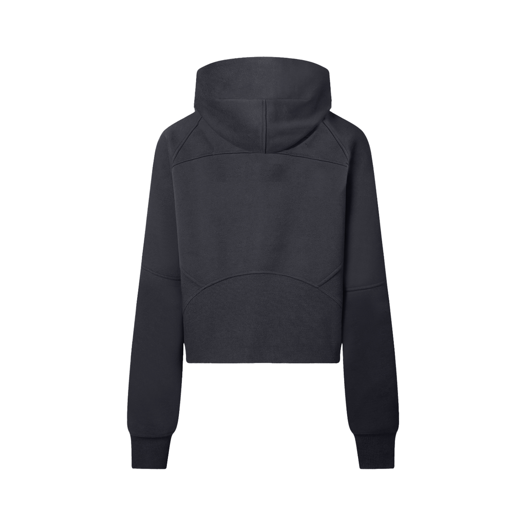 Woman's Cropped Half-Zip Hoodie