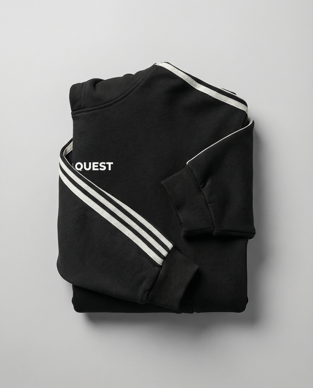 Side Stripe Drop-Shoulder Hoodie