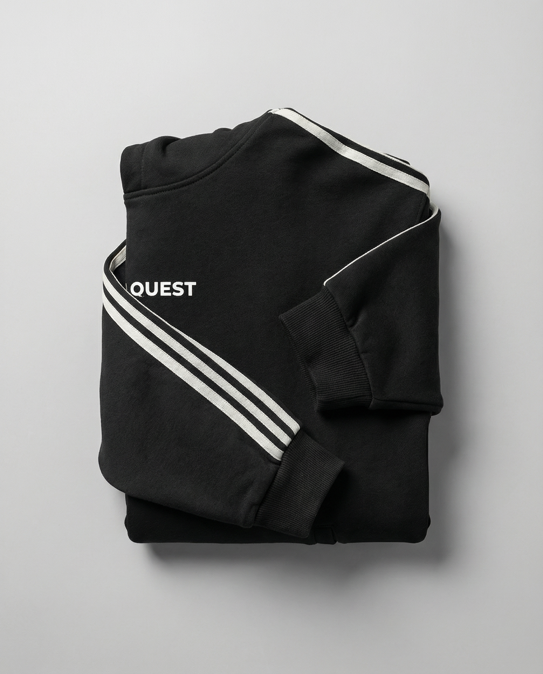 Side Stripe Drop-Shoulder Hoodie