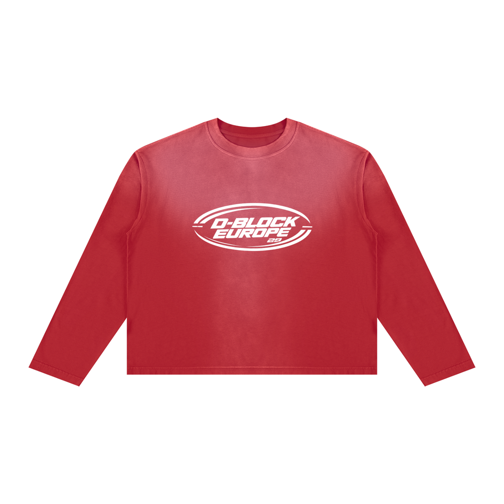 Unisex Sunfade Boxy Long Sleeve T-Shirt