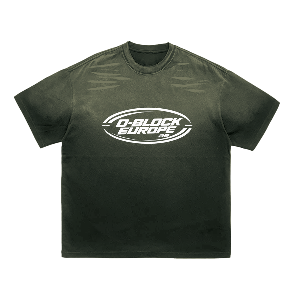 Tiger Stripe Gradient Washed T-Shirt