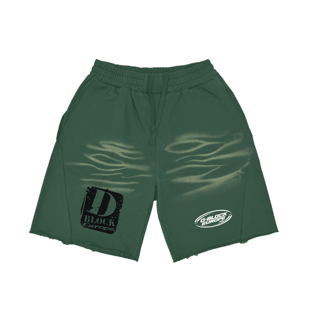 Vintage Washed Tiger Stripes Short Pants