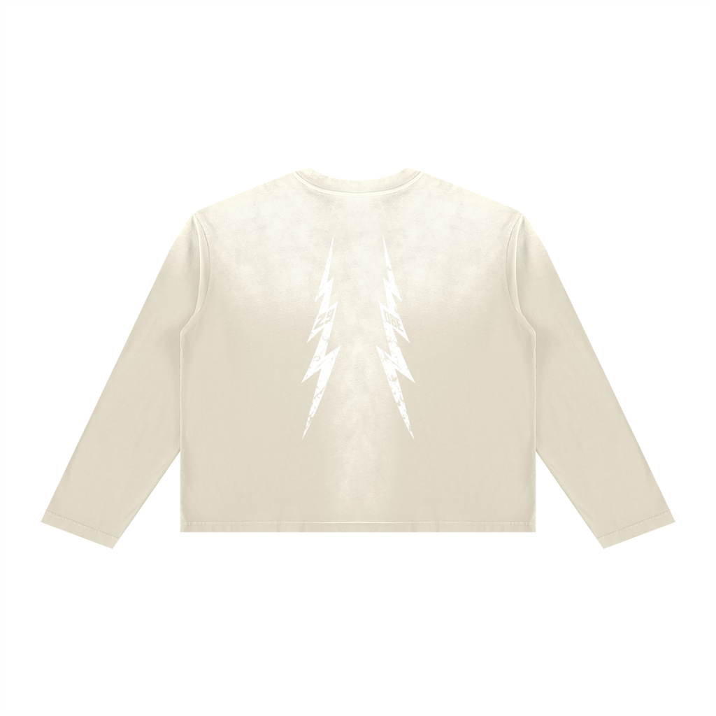 Unisex Sunfade Boxy Long Sleeve T-Shirt