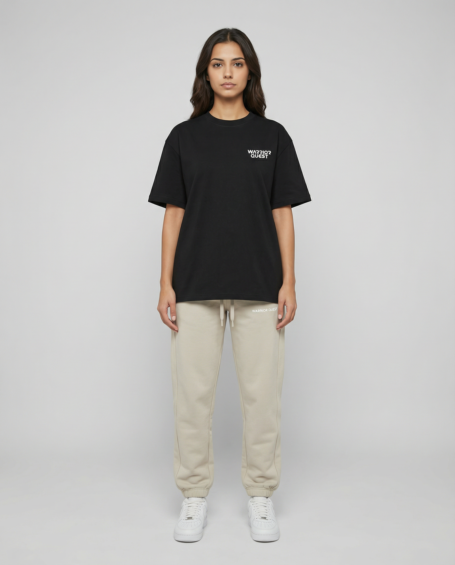 Women’s Regular-Fit Drawstring Joggers – Thick Sport & Everyday Activewear