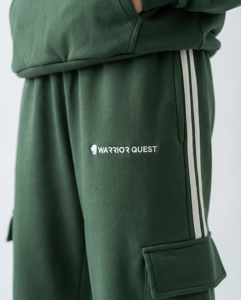 Side Stripe Straight-Leg Pants