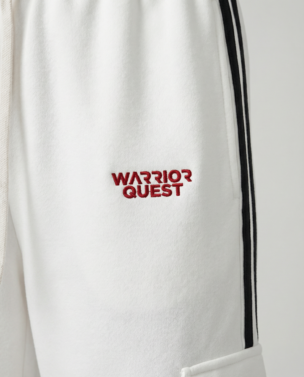 Side Stripe Straight-Warrior Quest Red Edition