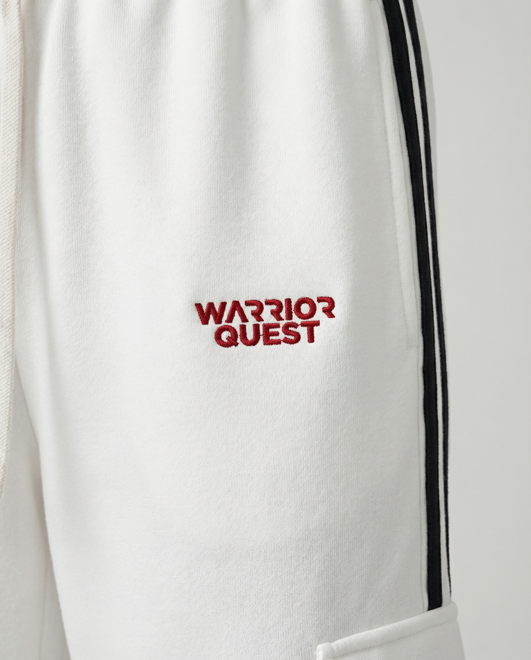 Side Stripe Straight-Warrior Quest Red Edition