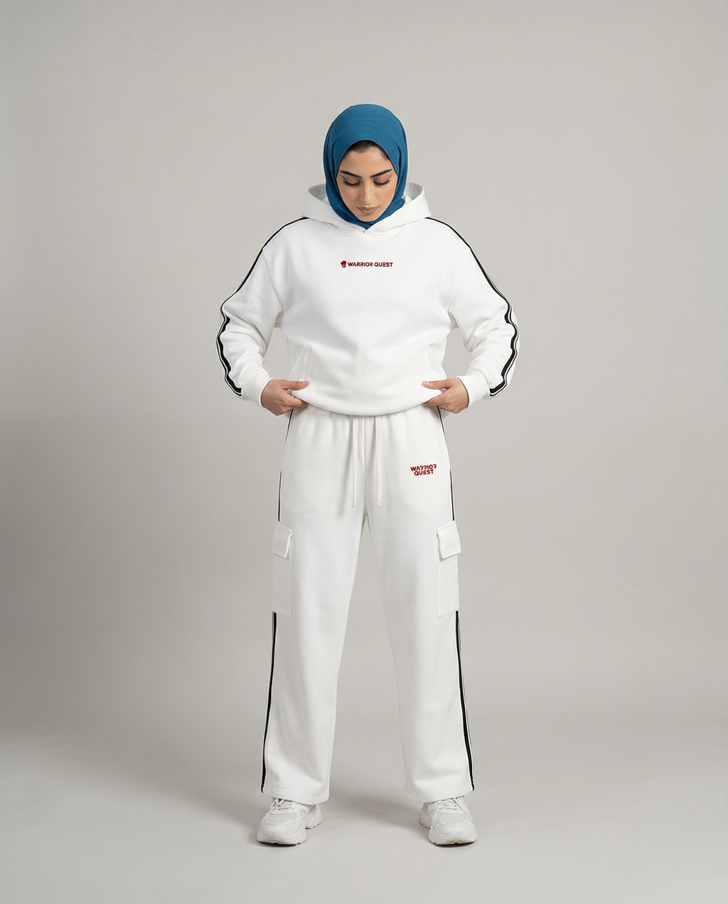 Side Stripe Straight-Warrior Quest Red Edition