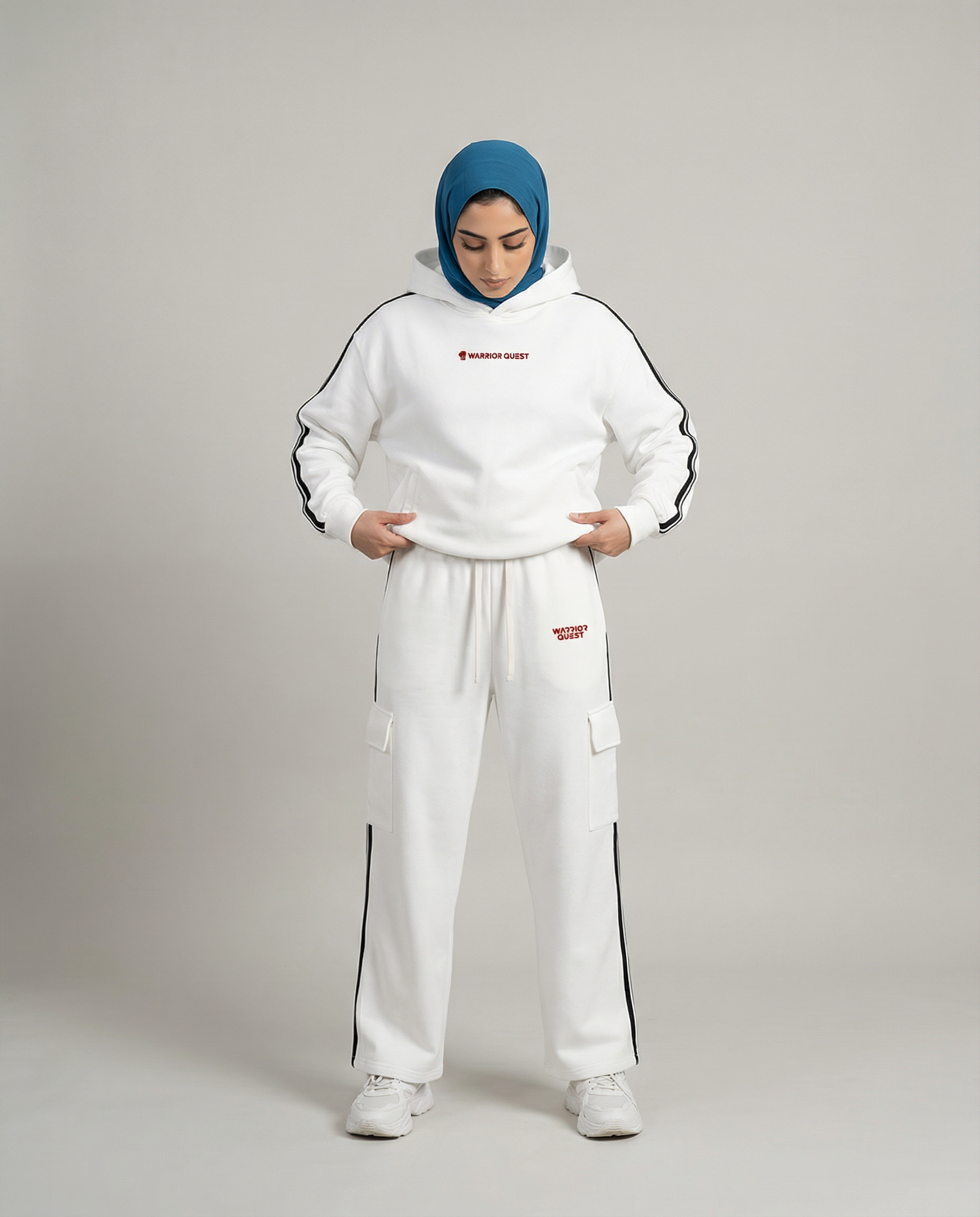 Side Stripe Straight-Warrior Quest Red Edition