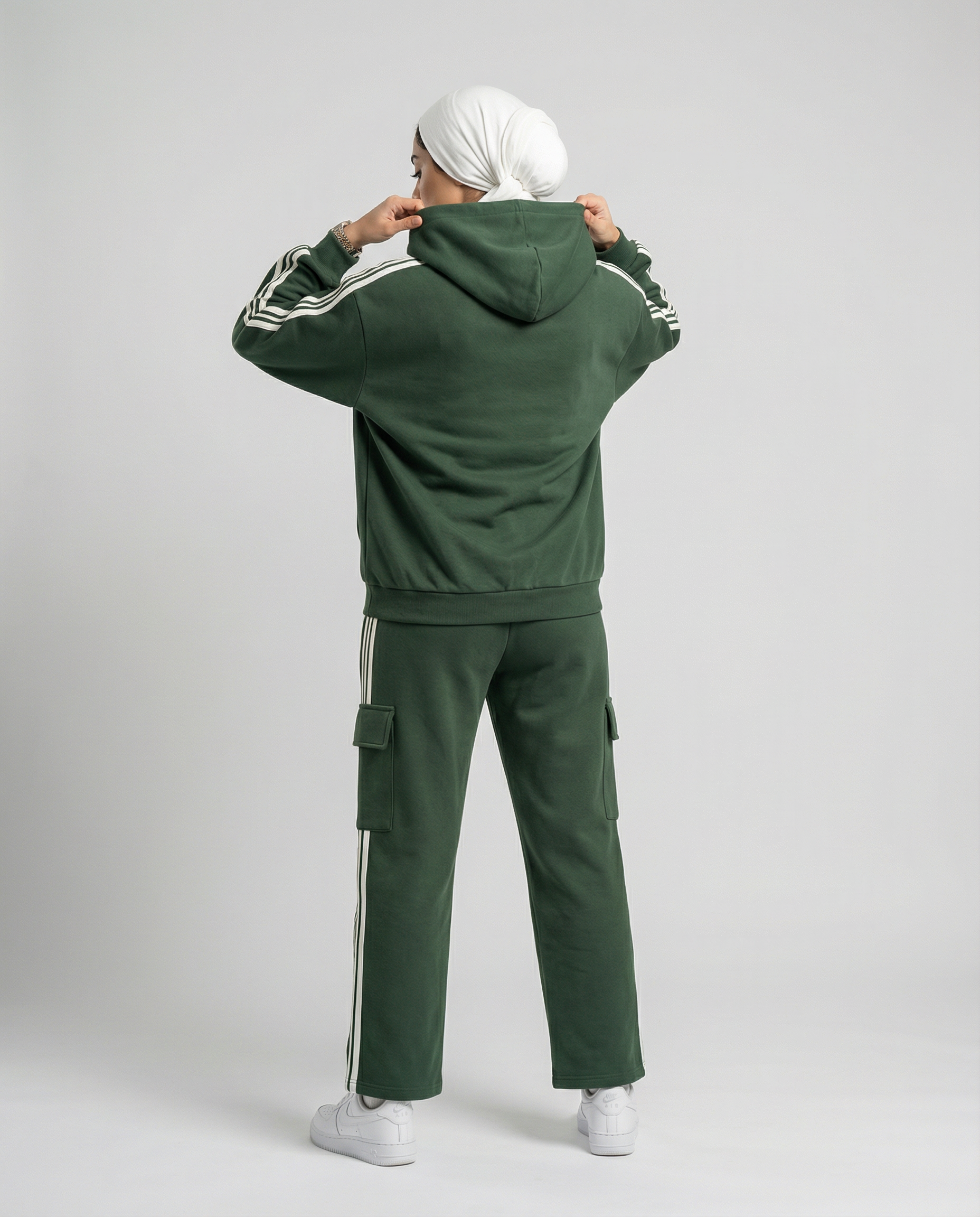 Side Stripe Straight-Leg Pants
