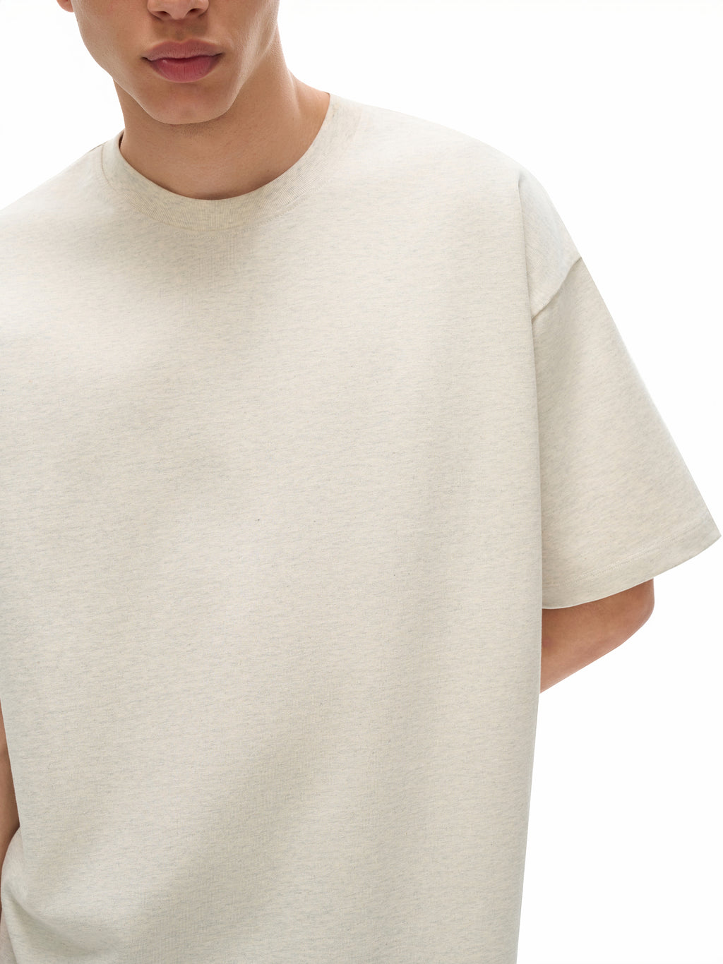 Heavyweight Drop Shoulder T-Shirt – Unisex Oversized Cotton Tee