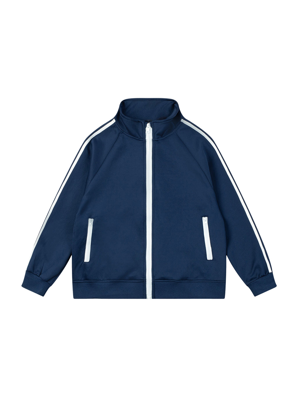 Kids’ WQ PRO Contrast Tape Coach Jacket – Loose-Fit Lightweight Zip Jacket