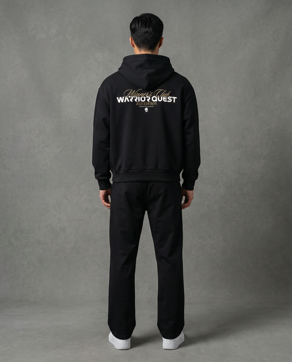 Men’s Fleeced Full-Zip Boxy Hoodie – Thick Cotton Blend Streetwear Hoodie